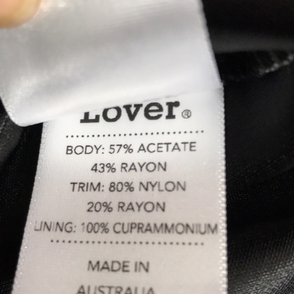 Lover Women 2 Mademoiselle Mini Dress Black Lace New with Tags Runs Small. - Picture 10 of 10